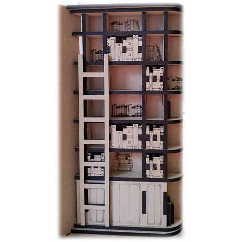 Mirrored Library - MDF Book Nook Kit*